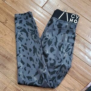Cycle House by Marika animal camo print leggings